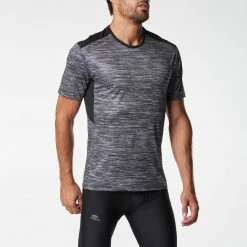 Kalenji Men's Running Tech T-Shirt Pale Gray - Dry+