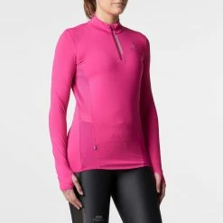 Kalenji Women's Long-Sleeved Zip Shirt Run Dry