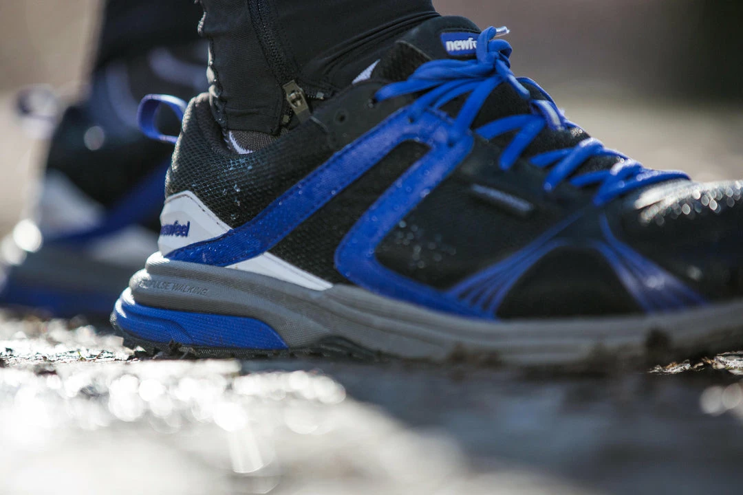 Hot Sale 🔥 Newfeel Black/blue Propulse Walk 380 Men's Nordic Walking 👞 Shoes ⌛ 6 Newfeel Black/blue Propulse Walk 380 Men's Nordic Walking Shoes