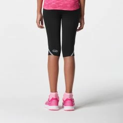 Kalenji Running Run Dry Cropped Pants Kids'