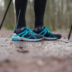 Newfeel Black/blue Propulse Walk 380 Women's Nordic Walking Shoes