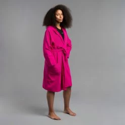 Watko Lightweight Micro Cotton Pool Bathrobe With Hood