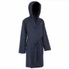 Nabaiji Triathlon Kids' Pool Bathrobe Lightweight Cotton With Hood Pocket And Belt