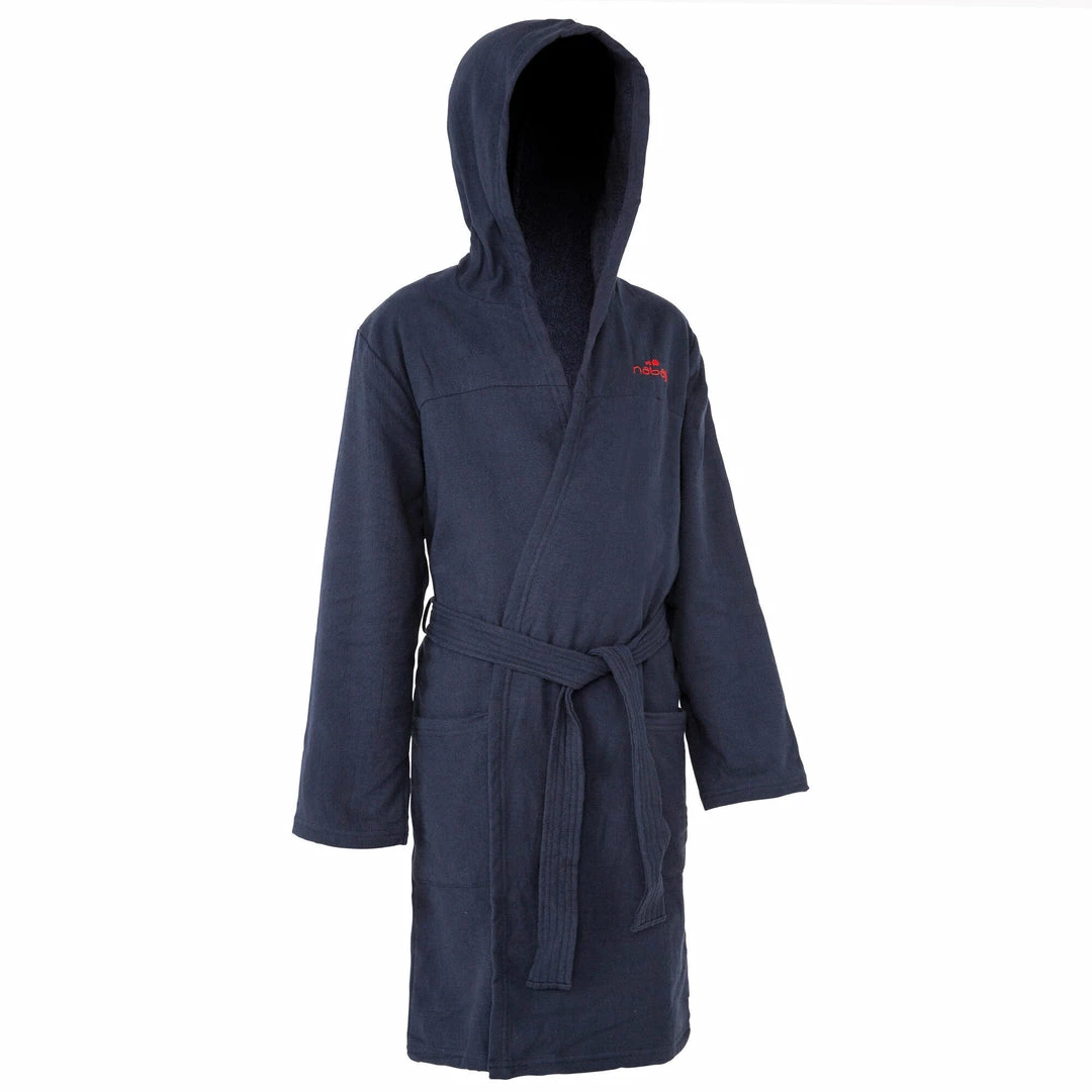 Outlet ๐คฉ Nabaiji Triathlon Kids' Pool Bathrobe Lightweight Cotton With Hood Pocket And Belt ๐ 3 Nabaiji Triathlon Kids' Pool Bathrobe Lightweight Cotton With Hood Pocket And Belt