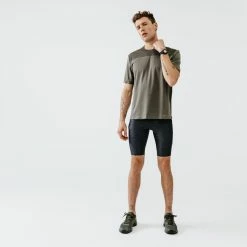 Kalenji Running Breathable Tight Shorts Dry+ - Abyss Grey