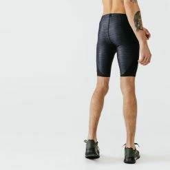 Kalenji Running Breathable Tight Shorts Dry+ - Abyss Grey