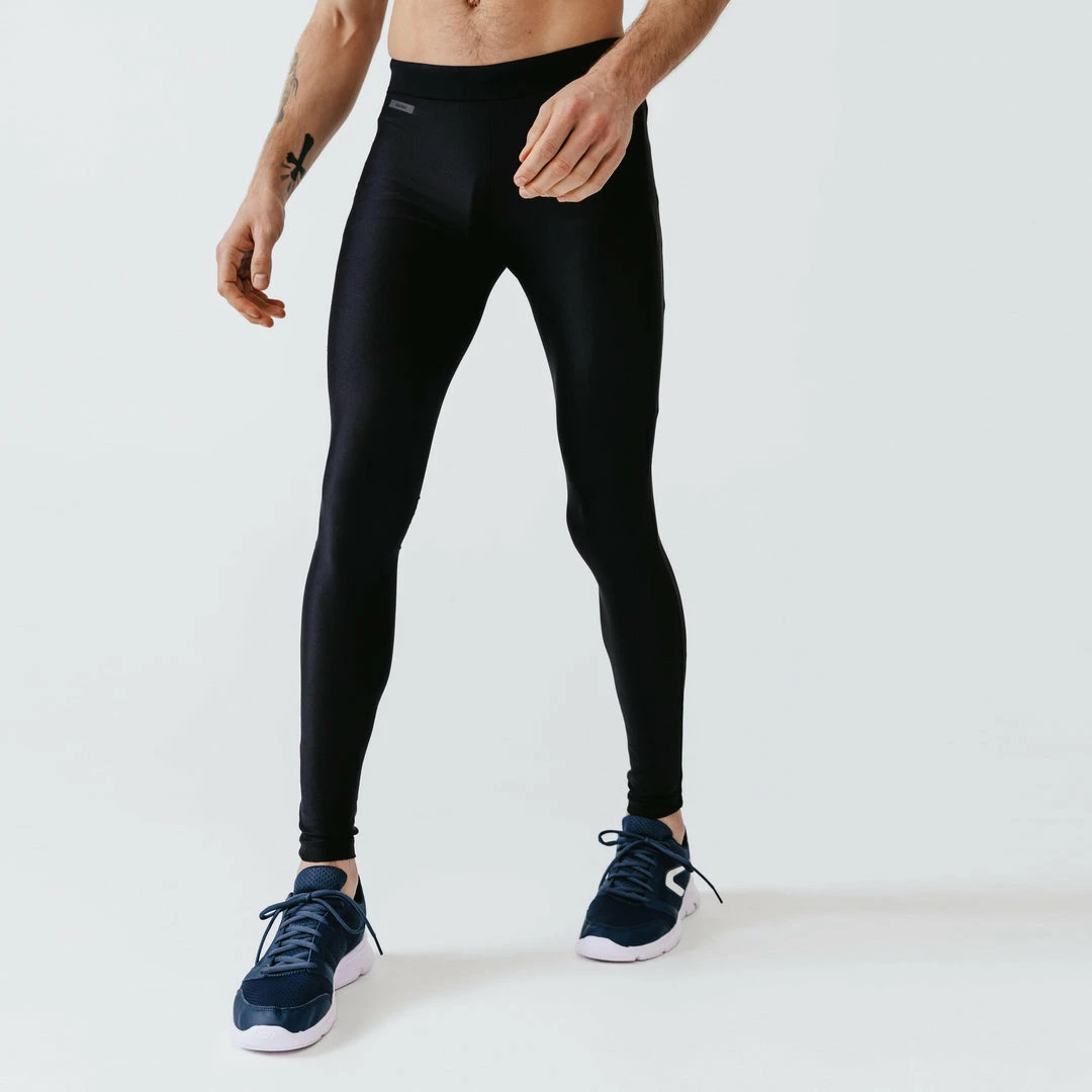 Flash Sale 👏 Kalenji Running Breathable Long Tights Dry - Black 👏 5 Kalenji Running Breathable Long Tights Dry - Black