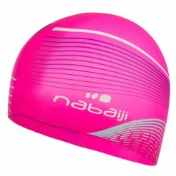 Nabaiji Silicone Swim Cap TERM BLACK