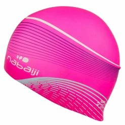Nabaiji Silicone Swim Cap TERM BLACK