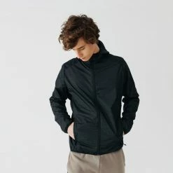 Kalenji Run Rain Running Wind And Rain Jacket - Pebble Grey