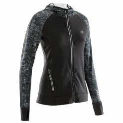 Kalenji Running Jacket Hood Run Warm