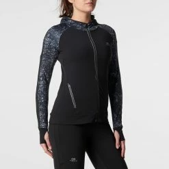 Kalenji Running Jacket Hood Run Warm