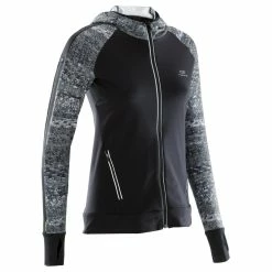 Kalenji Running Jacket Hood Run Warm
