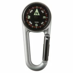 Decathlon Orienteering Snap-Hook Compass Compact 50 Running