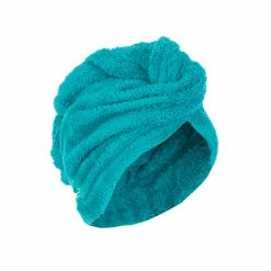 Nabaiji Soft Microfibre Hair Towel - Light Green Triathlon