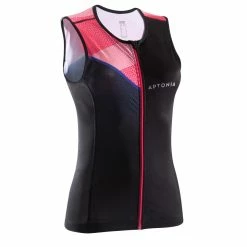 Aptonia Triathlon Sleeveless Front Zipper Trisuit Top