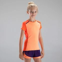 Kalenji Girls' Athletic T-Shirt Kiprun Running