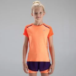 Kalenji Girls' Athletic T-Shirt Kiprun Running