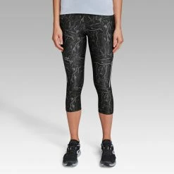 Kalenji Running Cropped Bottoms Run Dry+