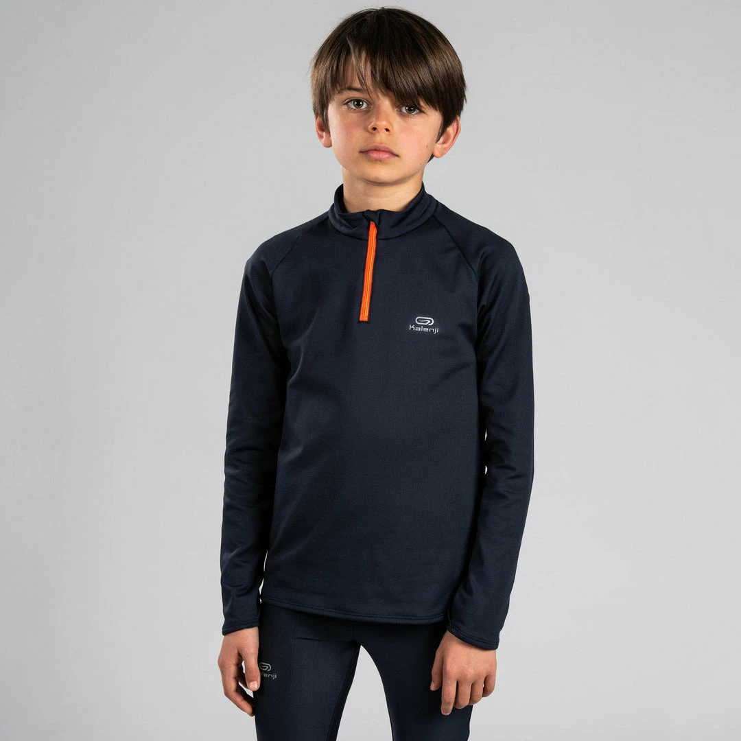 Best deal 👏 Kalenji Essential Long-Sleeved Athletic Jersey Kids' 🥰 3 Kalenji Essential Long-Sleeved Athletic Jersey Kids'