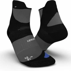 Kiprun RUN900 THICK STRAP RUNNING SOCKS - BLACK