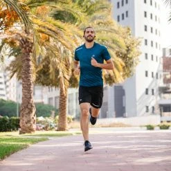 Promo ๐ Kalenji Running Breathable T-Shirt Dry+ - Black ๐ฏ 131 Kalenji Running Breathable T-Shirt Dry+ - Black