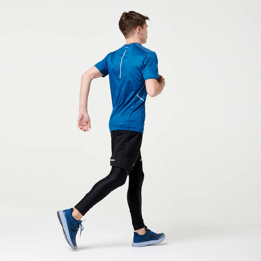 Promo ๐ Kalenji Running Breathable T-Shirt Dry+ - Black ๐ฏ 55 Kalenji Running Breathable T-Shirt Dry+ - Black