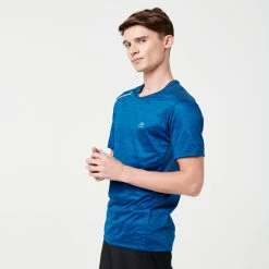 Promo ๐ Kalenji Running Breathable T-Shirt Dry+ - Black ๐ฏ 134 Kalenji Running Breathable T-Shirt Dry+ - Black