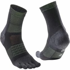 Kiprun RUNNING 5-FINGER SOCKS - BLACK/YELLOW
