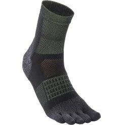 Kiprun RUNNING 5-FINGER SOCKS - BLACK/YELLOW