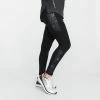 Kalenji Warm+ Running Warm Long Leggings - Black With Patterns