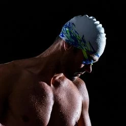 Nabaiji Silicone Swim Cap TERM BLACK