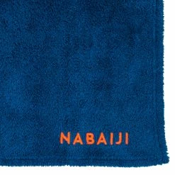 Nabaiji Triathlon Ultra-Soft Microfibre Towel Size L 80 X 130 Cm White