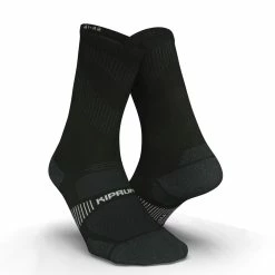 Kiprun RUN900 MID-CALF FINE RUNNING SOCKS - BLACK