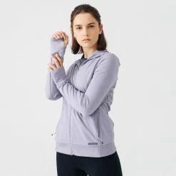Kalenji Run Warm Breathable Running Jacket With Hoodie