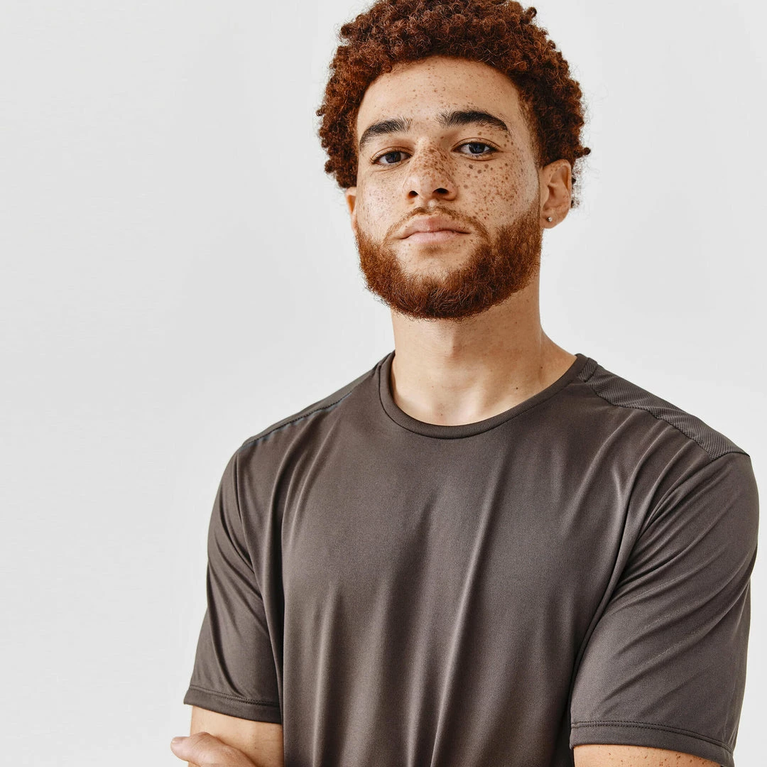 Promo ๐ Kalenji Running Breathable T-Shirt Dry+ - Black ๐ฏ 39 Kalenji Running Breathable T-Shirt Dry+ - Black