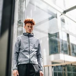 Kalenji Run Rain Running Wind And Rain Jacket - Pebble Grey