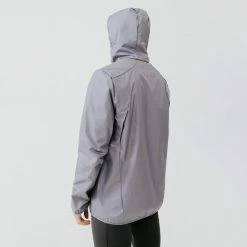 Kalenji Run Rain Running Wind And Rain Jacket - Pebble Grey