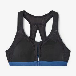 New ๐ Kalenji Running High Impact Sports Bra With Zipper, ๐ฉ Women's ๐ 37 Kalenji Running High Impact Sports Bra With Zipper, Women's