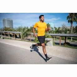 Promo ๐ Kalenji Running Breathable T-Shirt Dry+ - Black ๐ฏ 129 Kalenji Running Breathable T-Shirt Dry+ - Black
