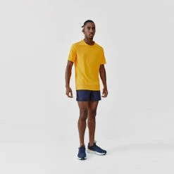 Promo ๐ Kalenji Running Breathable T-Shirt Dry+ - Black ๐ฏ 92 Kalenji Running Breathable T-Shirt Dry+ - Black