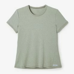 Kalenji Soft Breathable Running T-Shirt - Khaki