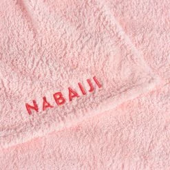 Nabaiji Triathlon Ultra-Soft Microfibre Towel Size L 80 X 130 Cm White