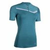Evadict Short Sleeve Zip Trail Running T-Shirt