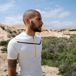 Discount ๐ Evadict Short Sleeve Zip Trail Running T-Shirt, Men's ๐ 19 Evadict Short Sleeve Zip Trail Running T-Shirt, Men's