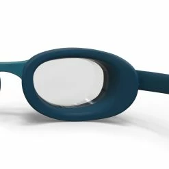 Nabaiji Swimming Goggles - Xbase Print L - Clear Lenses - Navy Blue / Red