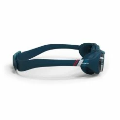 Nabaiji Swimming Goggles - Xbase Print L - Clear Lenses - Navy Blue / Red