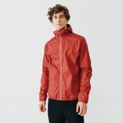 Kalenji Run Rain Running Wind And Rain Jacket - Pebble Grey