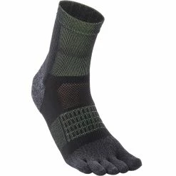 Kiprun RUNNING 5-FINGER SOCKS - BLACK/YELLOW