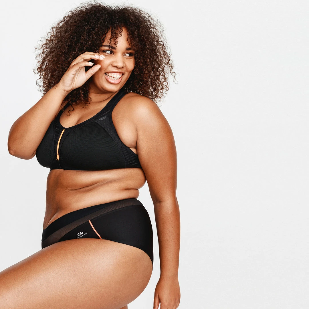 New ๐ Kalenji Running High Impact Sports Bra With Zipper, ๐ฉ Women's ๐ 11 Kalenji Running High Impact Sports Bra With Zipper, Women's